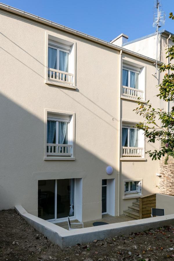 Le Belem : Chambre spacieuse avec sdb privative, cuisine et salon partagés, terrasse, proche facs et centre Brest Exterior foto