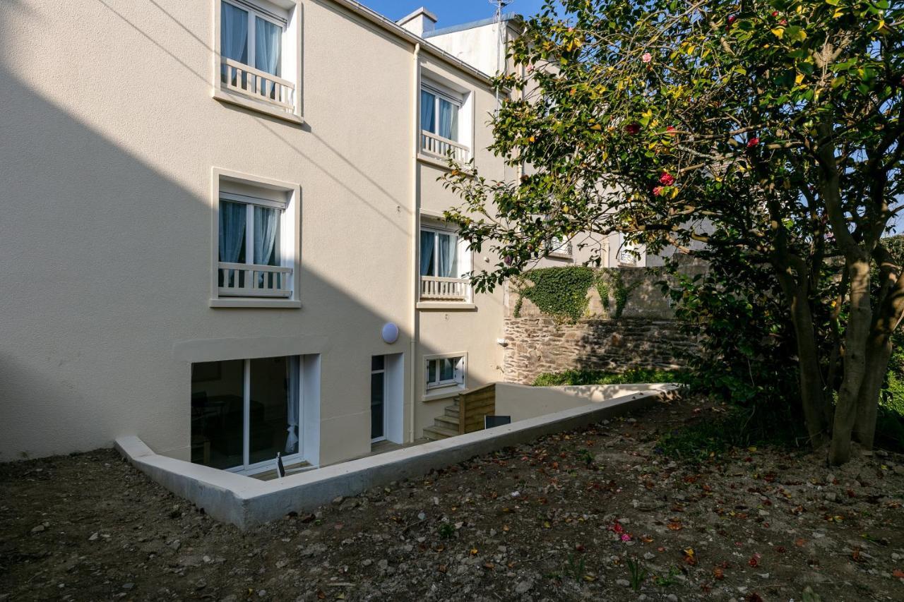 Le Belem : Chambre spacieuse avec sdb privative, cuisine et salon partagés, terrasse, proche facs et centre Brest Exterior foto