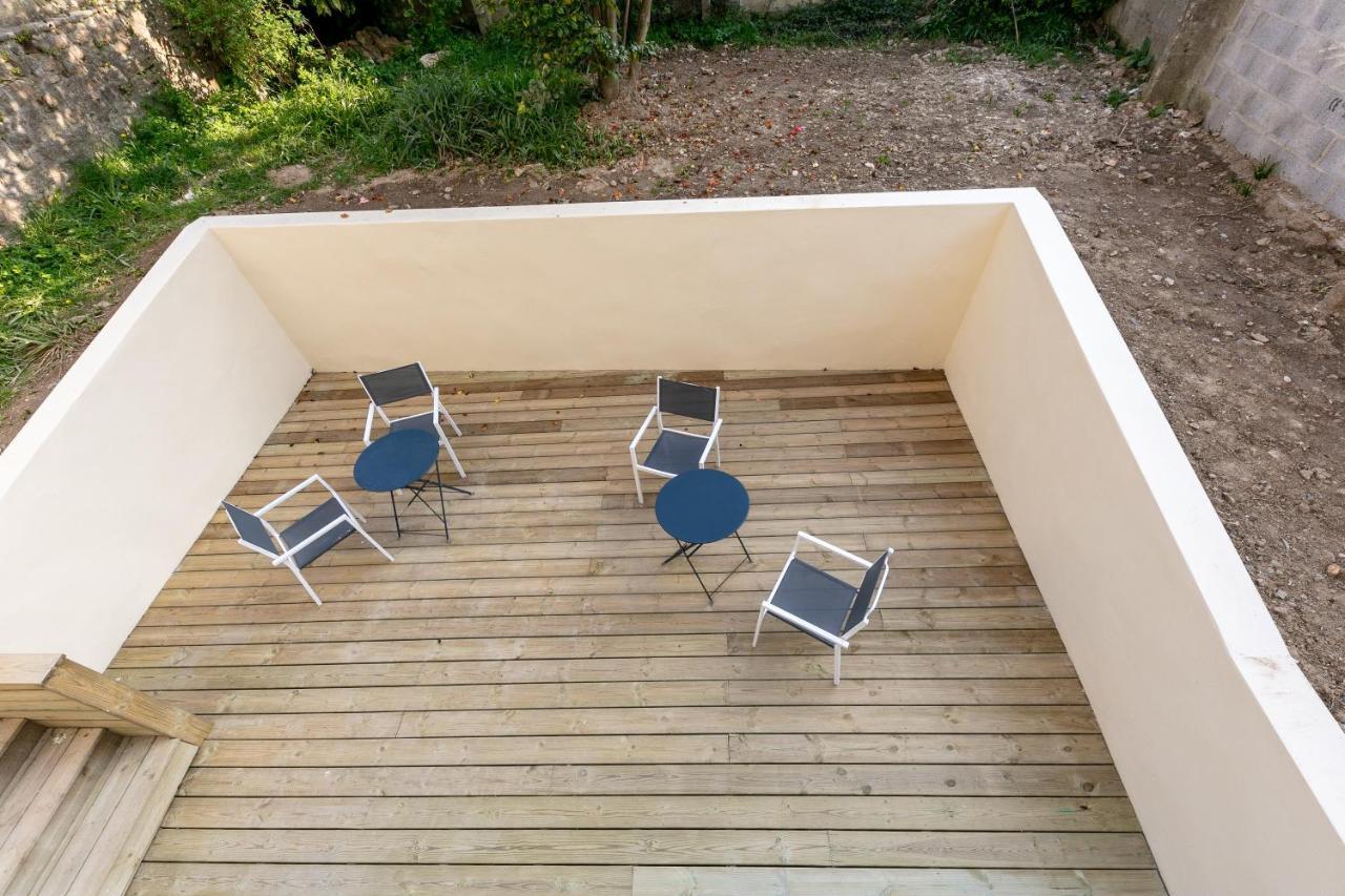 Le Belem : Chambre spacieuse avec sdb privative, cuisine et salon partagés, terrasse, proche facs et centre Brest Exterior foto